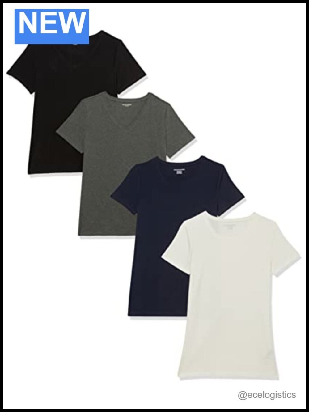 Regular-Fit Short-Sleeve Crewneck T-Shirt Multipack Cotton Modal Jersey